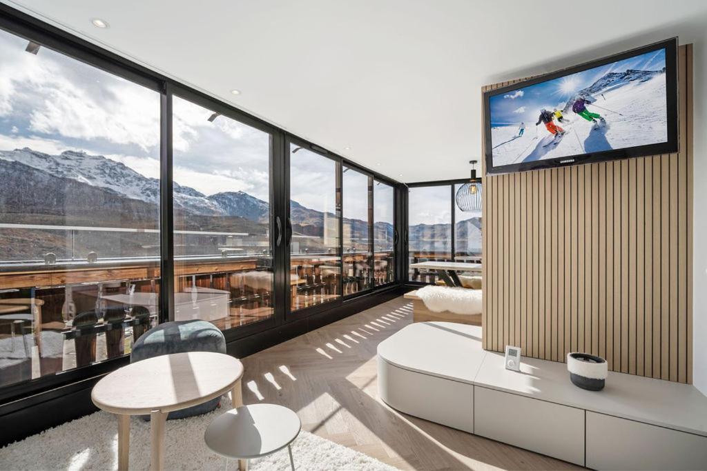 App D'Exception 8Pers, 66 M2, Plein Sud, Confort, Sauna, Au Calme, Renovation 2024 Val Thorens Eksteriør billede